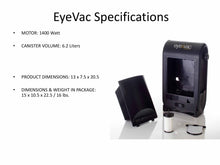 EyeVac Professional Touchless Stationary Vacuum