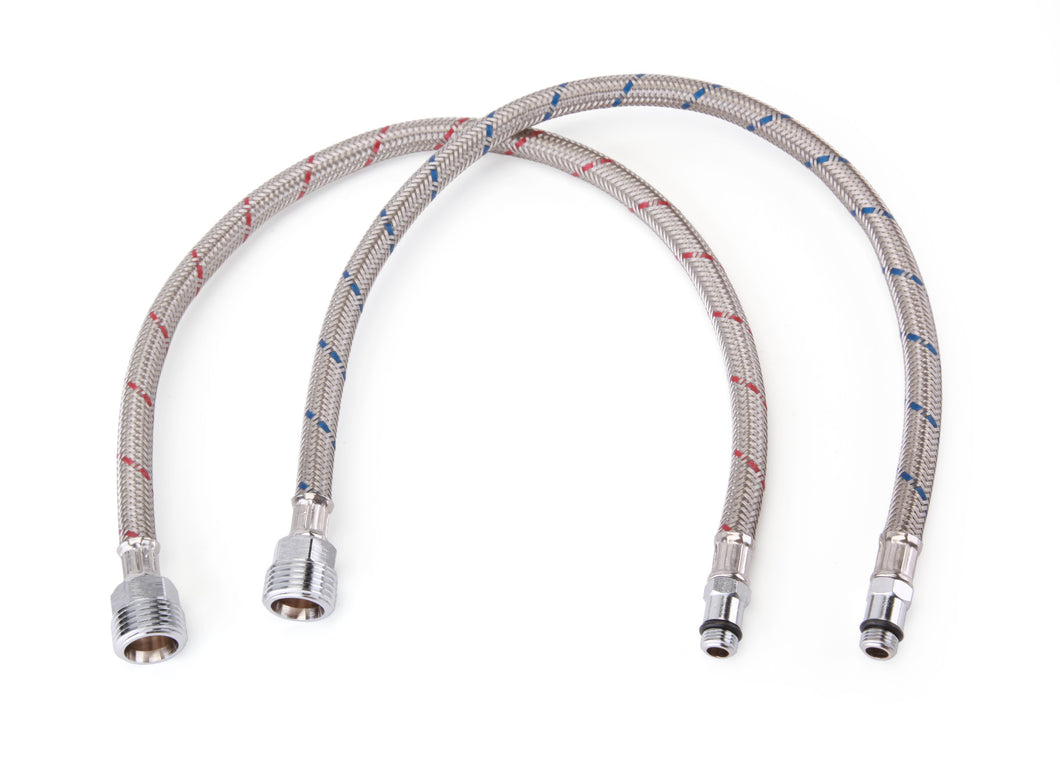 SalonTuff INLINE-HOSESET Braided Metal 18