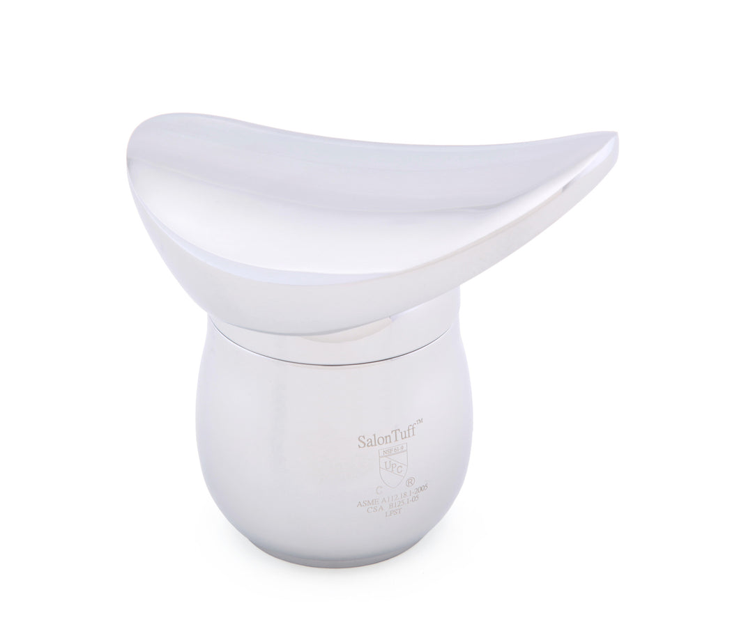 SalonTuff LPST Universal Low Profile Faucet with Contemporary Scoop Top Handle - ASME / cUPC Listed