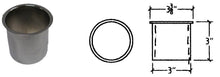 SalonTuff Stainless Steel Salon Tool Holder Insert: 3" diameter