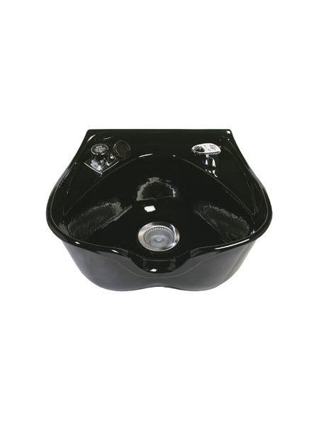 Belvedere 3100 Cameo Heart Shape Cast Iron Porcelain Shampoo Bowl with 522 Faucet - Complete