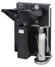 Adjust-a-Sink K100-B Height Adjustable Shampoo System with Comfort Fit Bowl - All Black