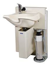 Adjust-a-Sink K100-A Height Adjustable Shampoo System with Comfort Fit Bowl - All Almond